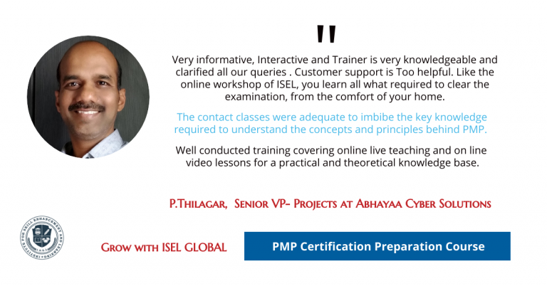 isel pmp training review