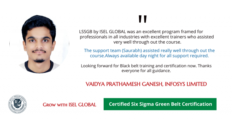 isel six sigma review