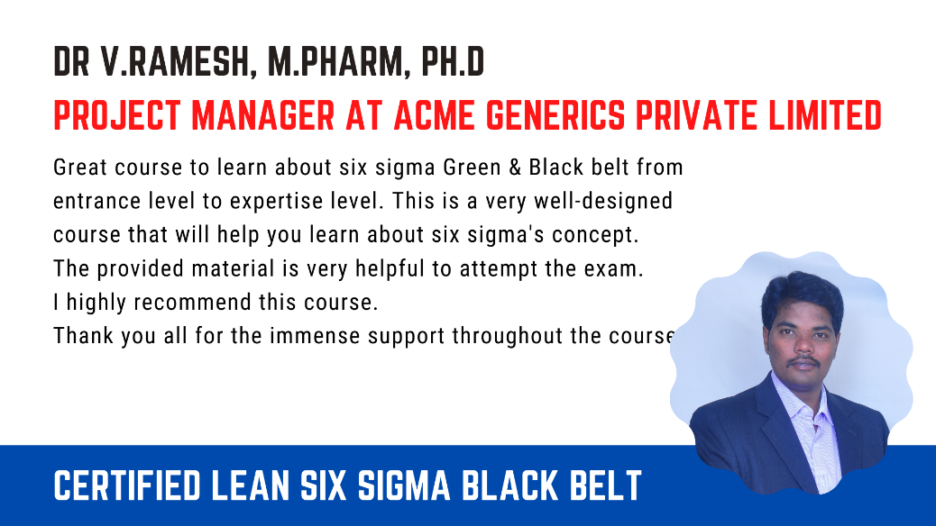 Lean Six Sigma Black Belt Certification