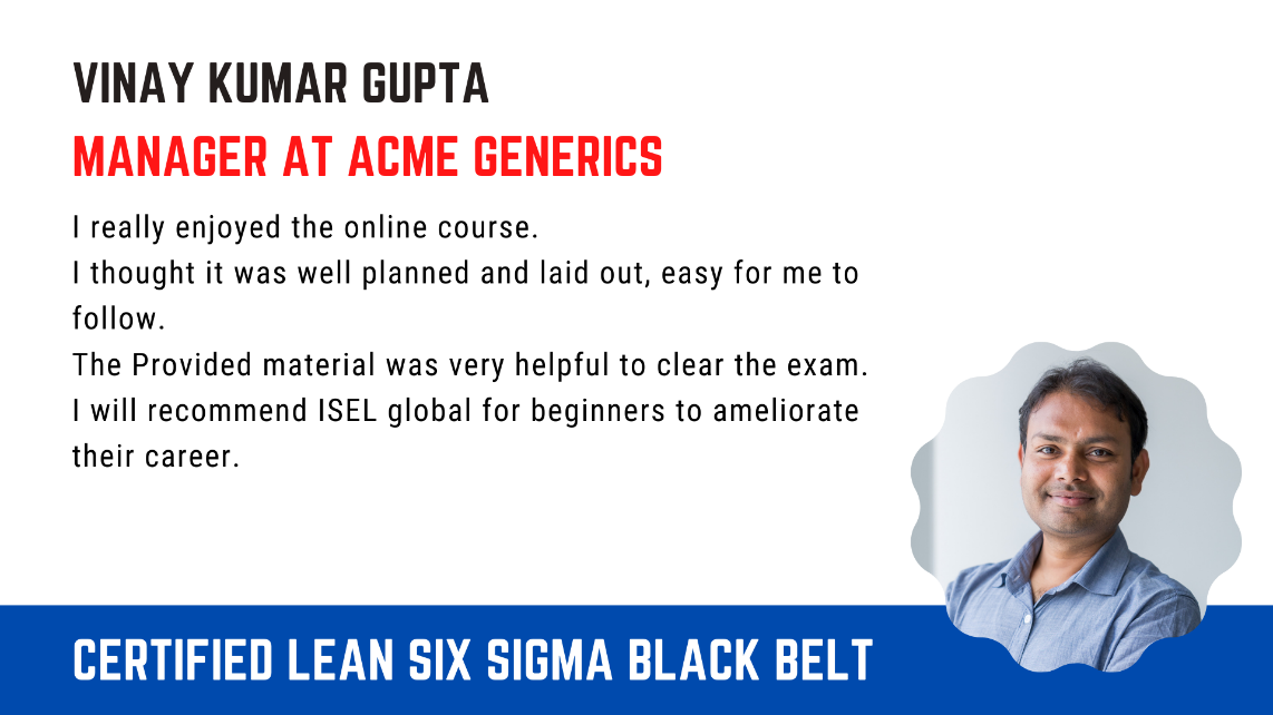 Six Sigma Black Belt Certification