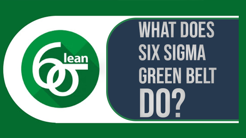 What does a Six Sigma Green Belt do